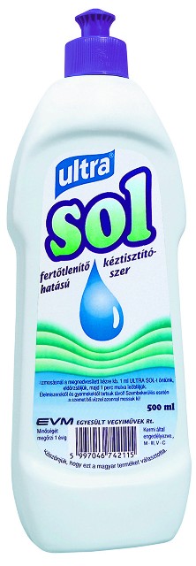 Ultra Sol fertőtlenítő hatású kéztisztítószer 500 ml