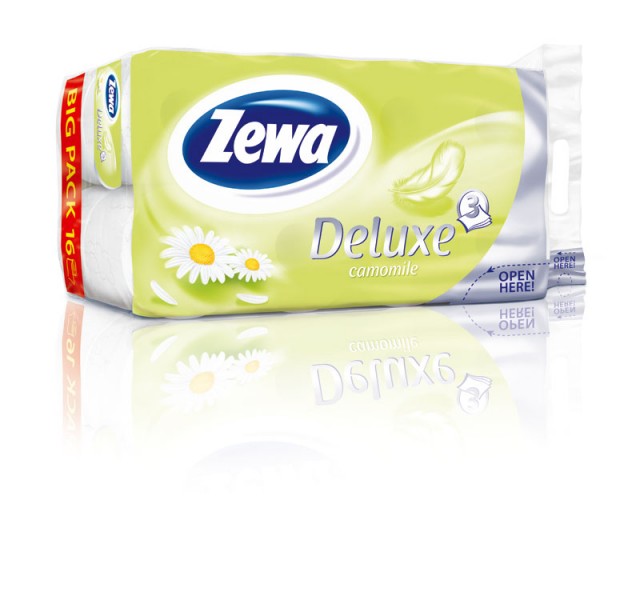 Zewa Deluxe 3 rétegu toalettpapír camomile comfort 16 tek.