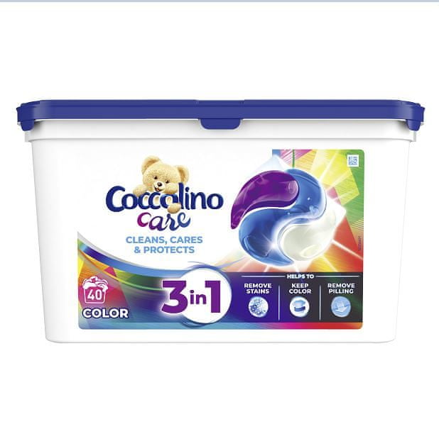 COCCOLINO Care mosógkapszula 40 db Color