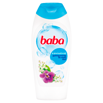 BABA tusfürdo 400ml Gyöngyvirág&Viola