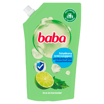 BABA foly.szappan ut.500ml antibakteriális lime