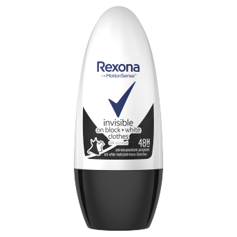 REXONA roll-on 50ml Invisible B+W