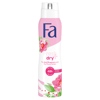 Fa izzadásgátló deospray 150 ml Fresh & Dry Peony Sorbet