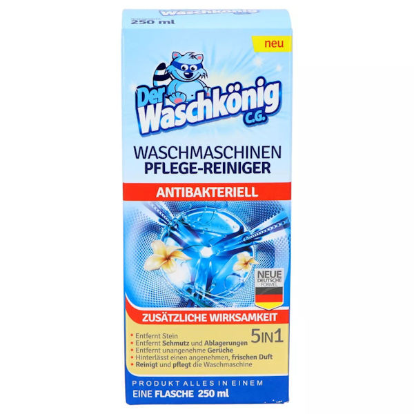 Der Waschkönig antibakteriális mosógép tisztító folyadék 250 ml