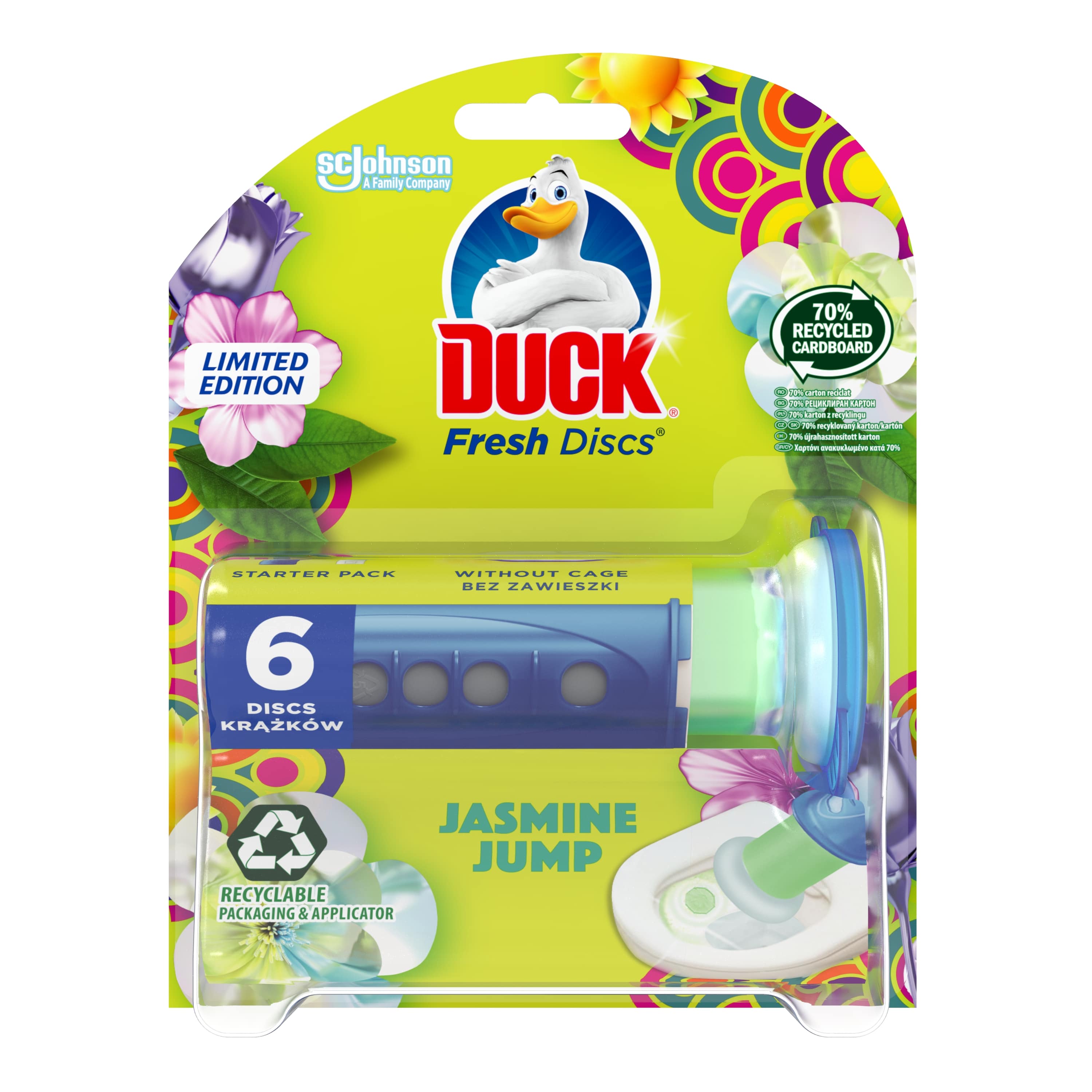 Duck Fr. D. WC-öbl. Korong 36ml Jasmin