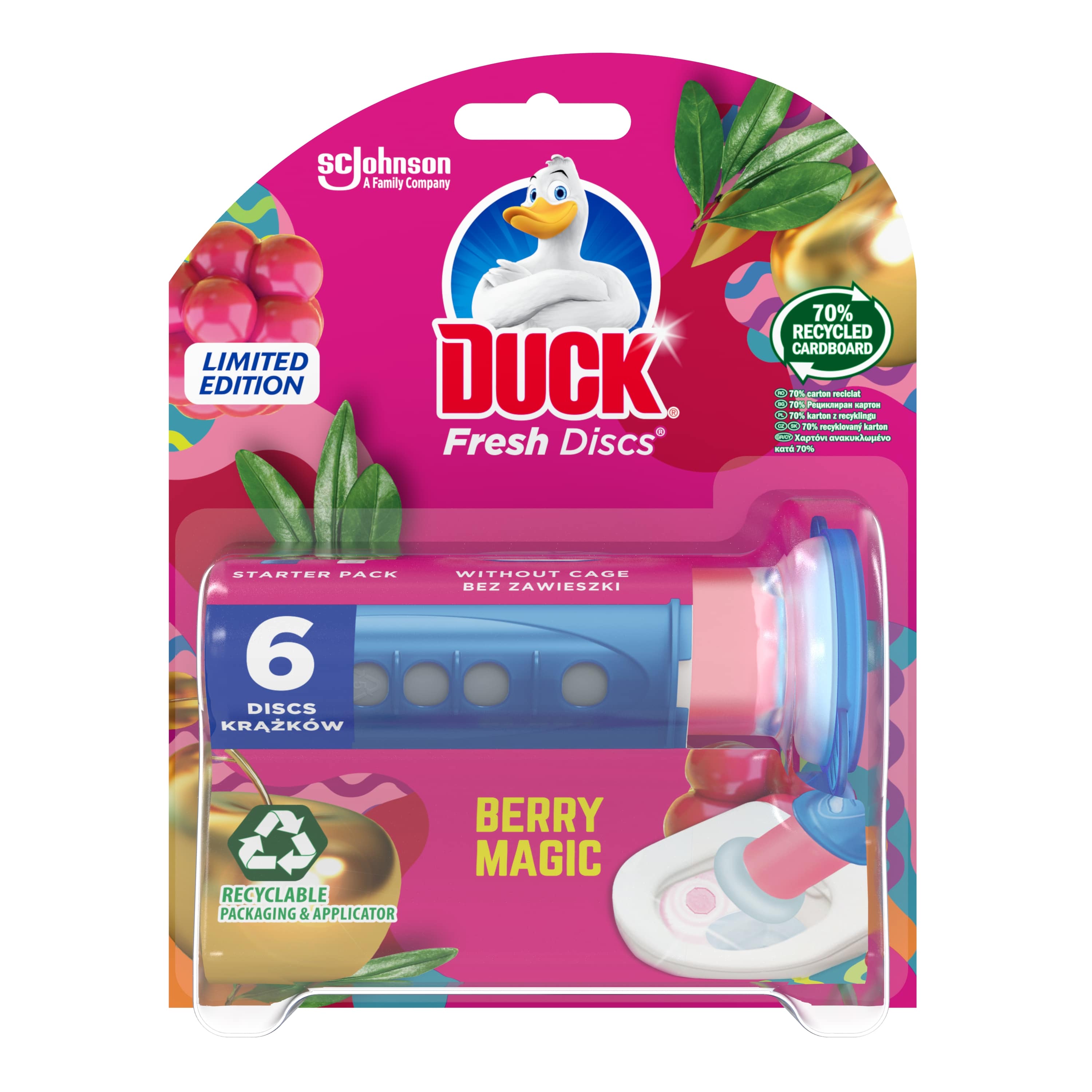 Duck Fr. D. WC-öbl. Korong 36ml Berry