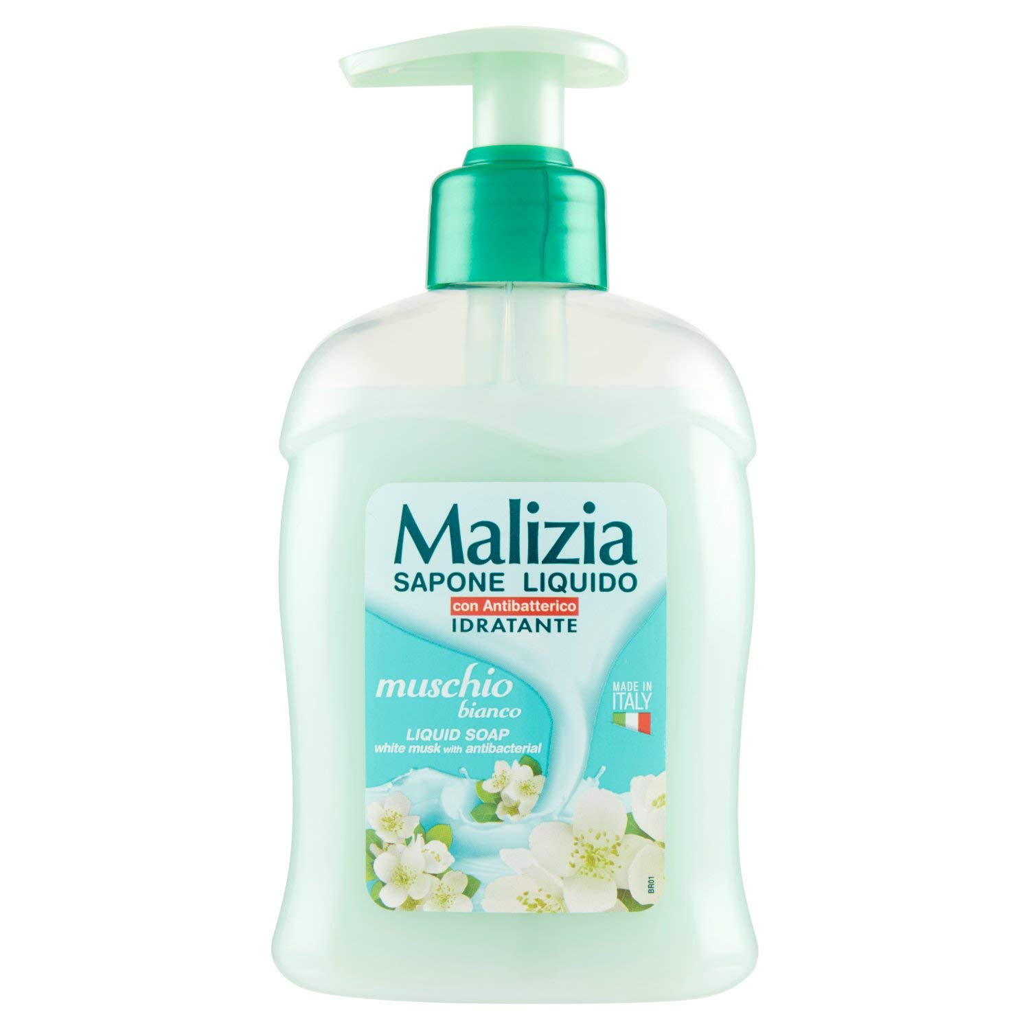 Malizia folyékony szappan 300ml fehérpézsma, antibac