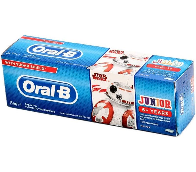 Oral-B fogkrém 75 ml Junior 6+years Star Wars