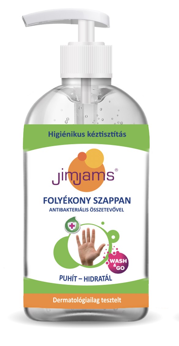 JimJams Folyékony szappan antibakteriális hatóanyaggal 300 ml