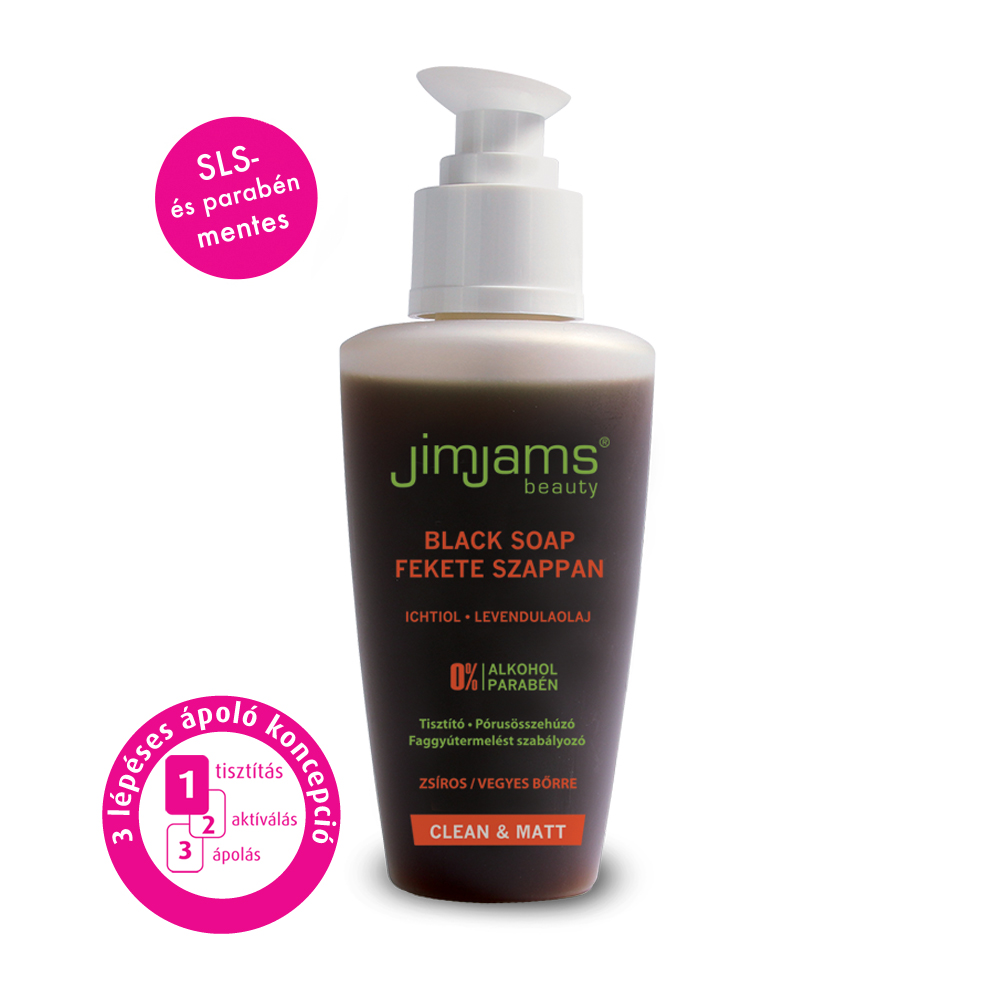 Jimjams Beauty Fekete Szappan 125ml