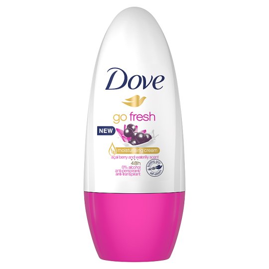 Dove Go Fresh Acai bogyó & Vízililiom illatú golyós izzadásgátló 50 ml