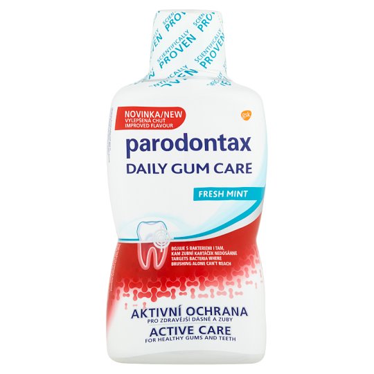 PARODONTAX Daily Gum Care szájvíz 500 ml