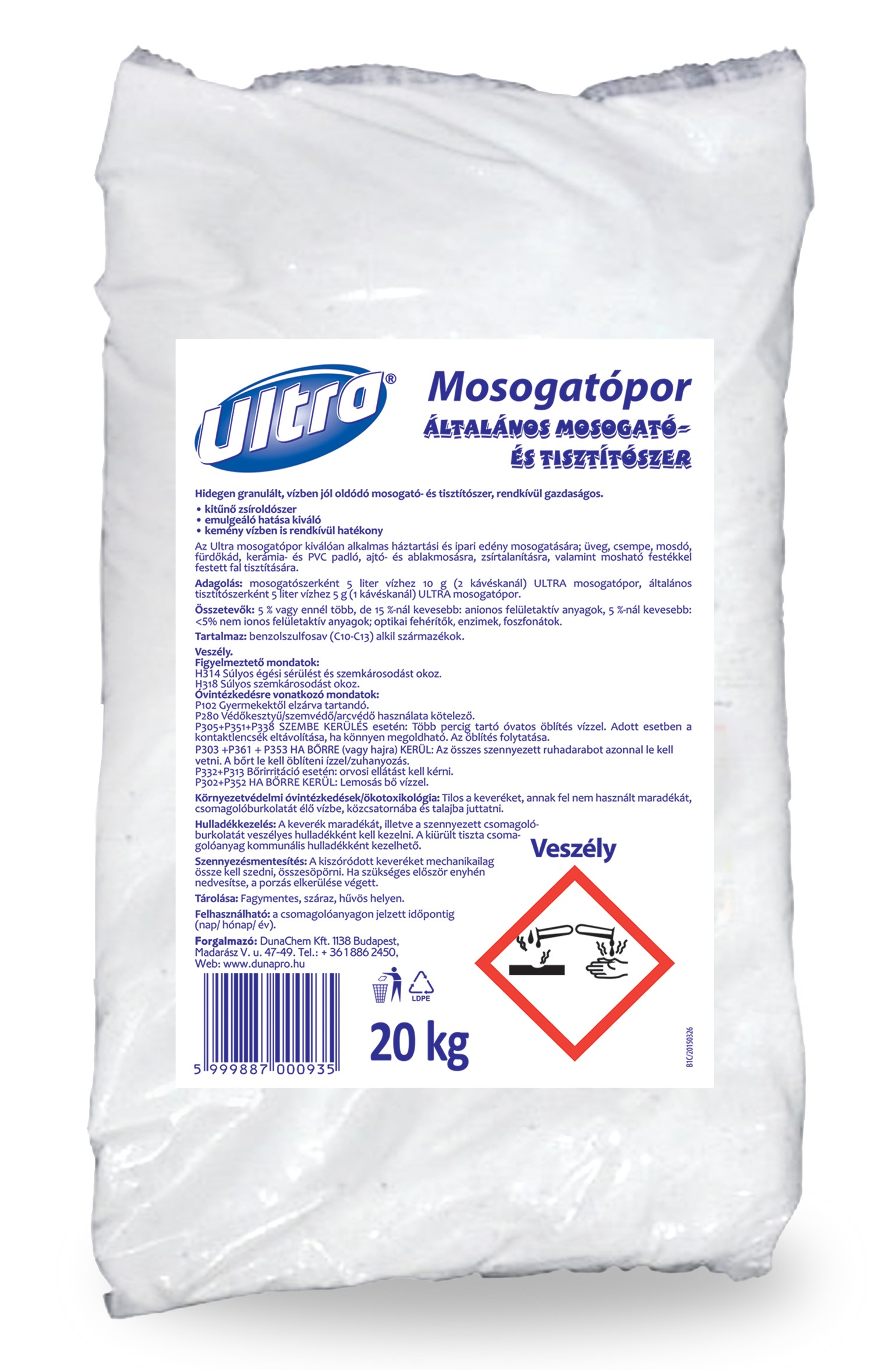 Ultra Mosogatópor 20 kg