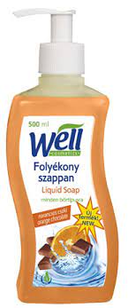 Well folyékony szappan narancs-csoki 500ml