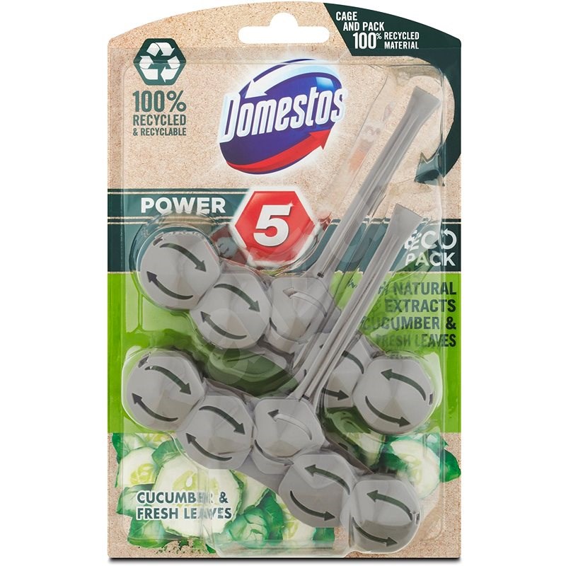 DOMESTOS Power5 ECO P WC-rúd 2x55g Cucumber